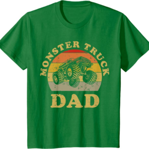 Retro Vintage Monster Truck Dad Shirt Monster Truck Lov