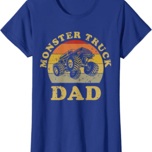 Retro Vintage Monster Truck Dad Shirt Monster Truck Lov