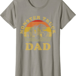 Retro Vintage Monster Truck Dad Shirt Monster Truck Lov