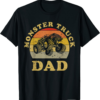 Retro Vintage Monster Truck Dad Shirt Monster Truck Lov