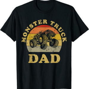 Retro Vintage Monster Truck Dad Shirt Monster Truck Lov