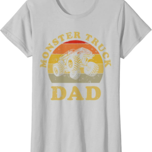 Retro Vintage Monster Truck Dad Shirt Monster Truck Lov