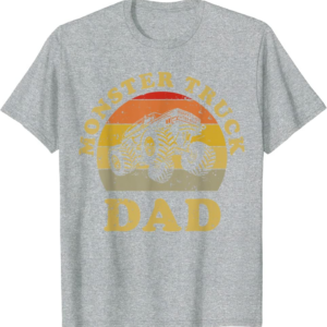 Retro Vintage Monster Truck Dad Shirt Monster Truck Lov