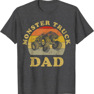 Retro Vintage Monster Truck Dad Shirt Monster Truck Lov