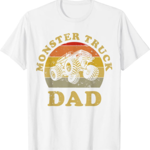 Retro Vintage Monster Truck Dad Shirt Monster Truck Lov