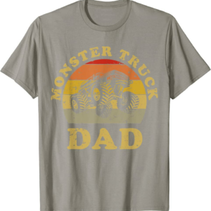 Retro Vintage Monster Truck Dad Shirt Monster Truck Lov