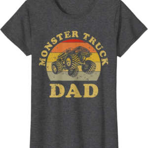 Retro Vintage Monster Truck Dad Shirt Monster Truck Lov