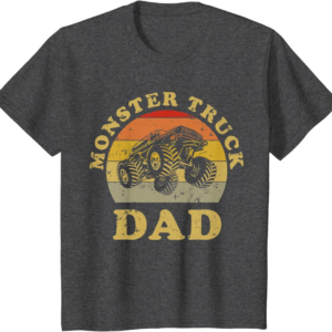 Retro Vintage Monster Truck Dad Shirt Monster Truck Lov
