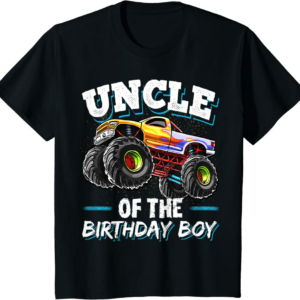 Uncle of the Birthday Boy Monster Truck Birthday Party 