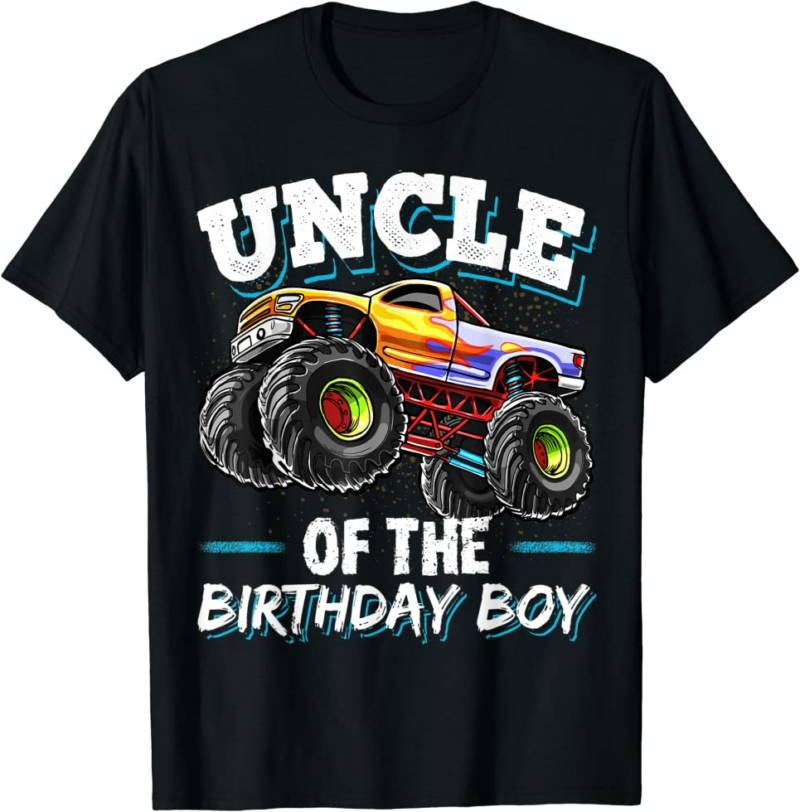 Uncle of the Birthday Boy Monster Truck Birthday Party