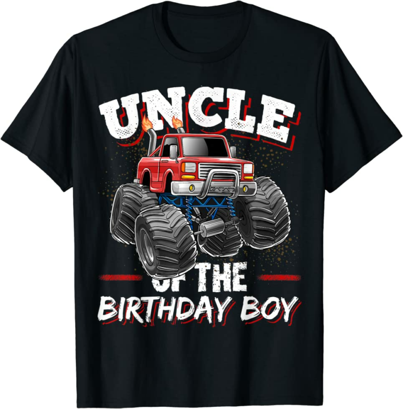 Uncle of the Birthday Boy Monster Truck Birthday Party