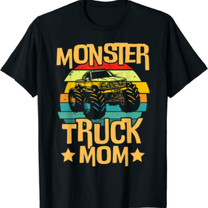 Vintage Monster Trucks, Monster Truck Mom T-Shirt