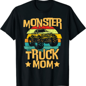 Vintage Monster Trucks, Monster Truck Mom T-Shirt