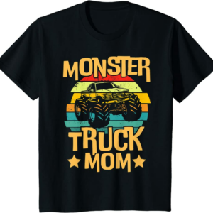 Vintage Monster Trucks, Monster Truck Mom T-Shirt