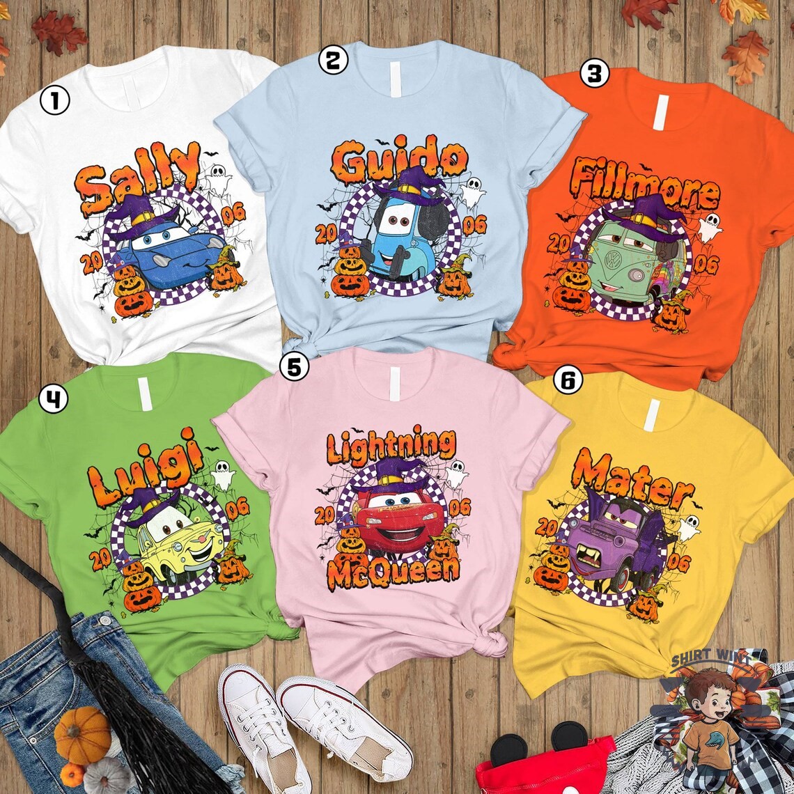 Cars Halloween Costume Shirt Lightning Mcqueen Hallowe