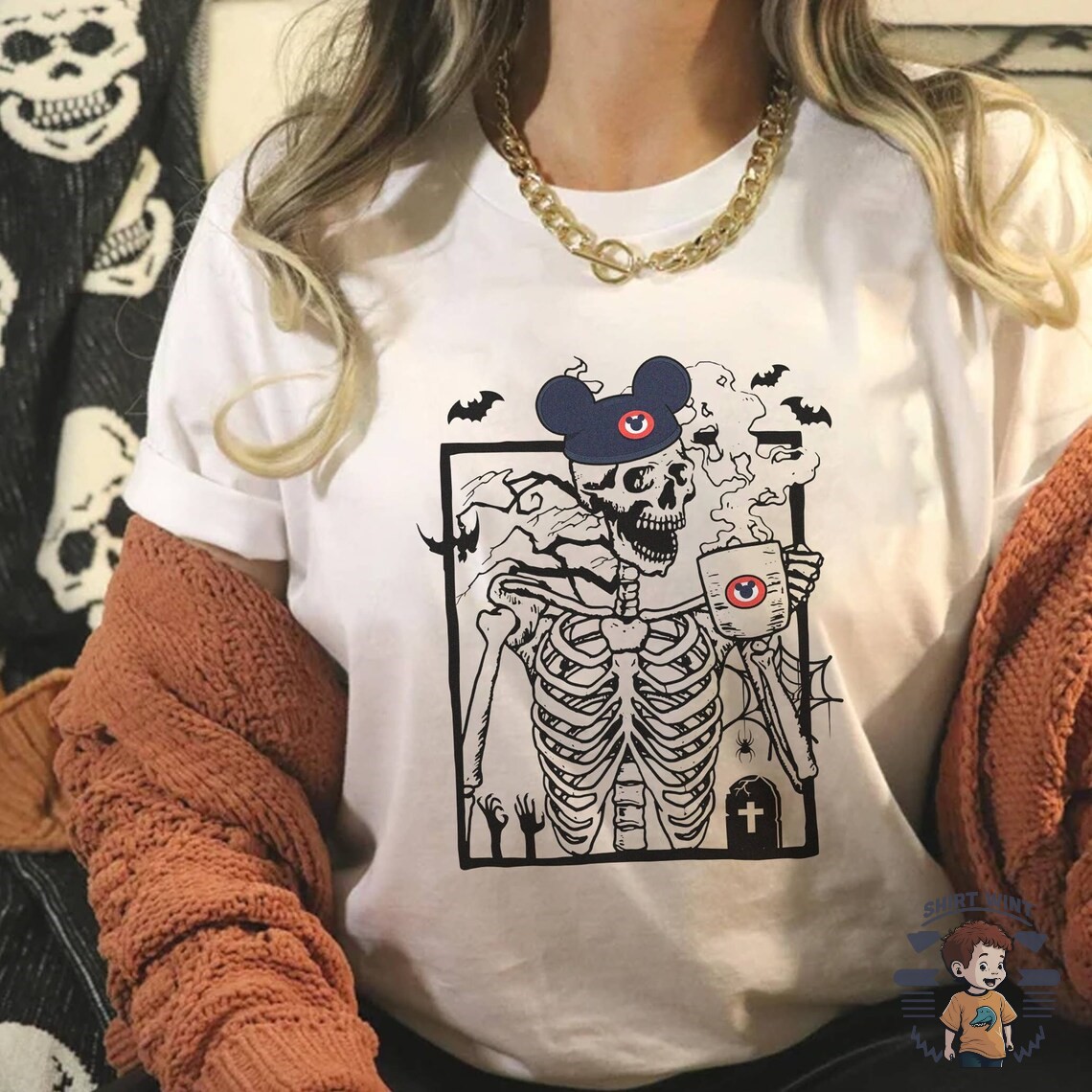 Mickey Halloween Shirt, Skeleton Halloween Shirt, Hallo