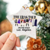 Custom Eras Tour Ceramic Ornament, Swiftie Christmas