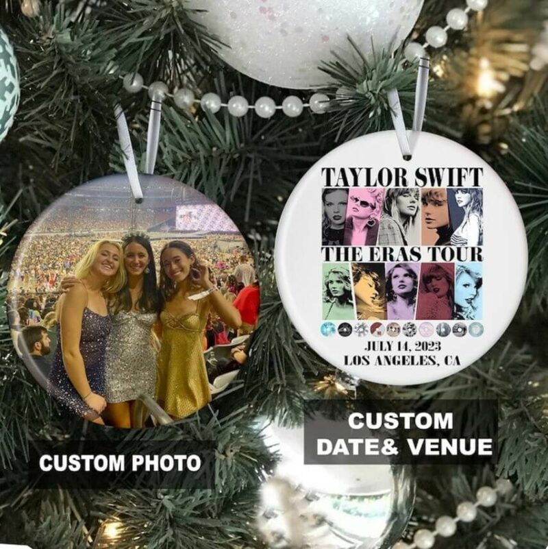Personalized Taylor Swiftie Christmas Ornament,Eras Tour 2023 Christmas Gift Fans