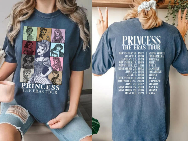 Princess Eras Tour Shirtblue