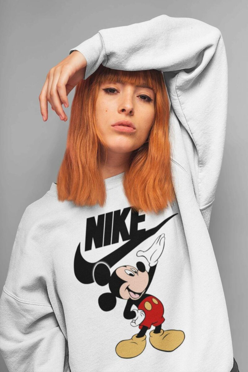 Nike Mickey Mouse Trendy Crewneck Sweatshirt