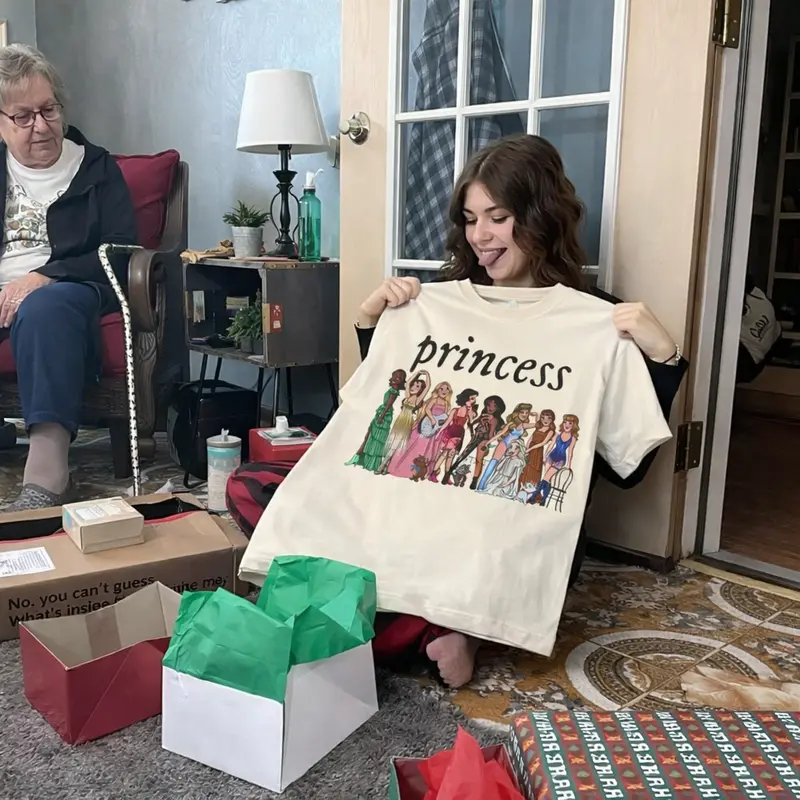 Disney Princess Eras Tour Swiftie Line-Up Concert tee